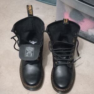 Dr. Martens Black Lace-Up Boots